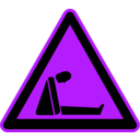 download Signs Hazard Warning clipart image with 225 hue color