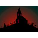 download Church clipart image with 315 hue color