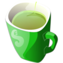 download Green Mug Of Tea clipart image with 45 hue color