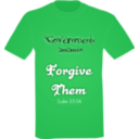 download T Shirt Forgive clipart image with 135 hue color