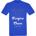 download T Shirt Forgive clipart image with 225 hue color