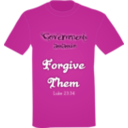download T Shirt Forgive clipart image with 315 hue color