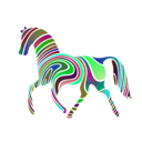 download Waved Horse Spring Version 2009 clipart image with 135 hue color