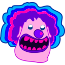 download Clown Payaso clipart image with 270 hue color