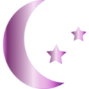 download Crescent Icon clipart image with 90 hue color