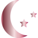 download Crescent Icon clipart image with 135 hue color