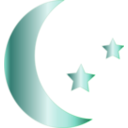 download Crescent Icon clipart image with 315 hue color