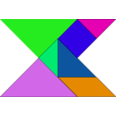 download Tangram clipart image with 90 hue color