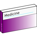 download Pharmaceutical Carton clipart image with 180 hue color