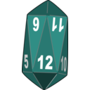 download Dice clipart image with 315 hue color