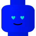 download Lego Smiley Love clipart image with 180 hue color