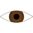 download Eye clipart image with 0 hue color