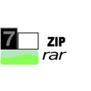 download 7zipclassic Rar clipart image with 270 hue color