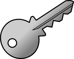 Grey Shaded Key