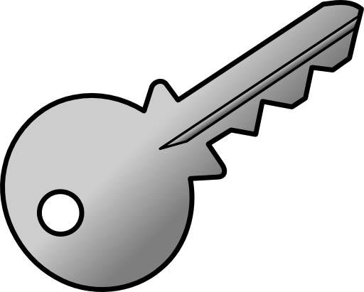 Grey Shaded Key