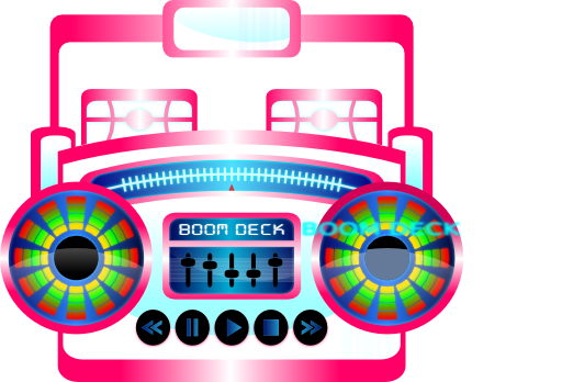 Mini Boom Box Fuschia