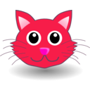 download Funny Kitty Face clipart image with 315 hue color