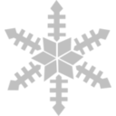 download Snowflake clipart image with 135 hue color