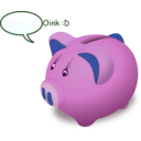 download Piggybank clipart image with 225 hue color