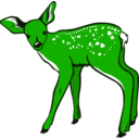 download Fawn clipart image with 90 hue color