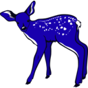 download Fawn clipart image with 225 hue color