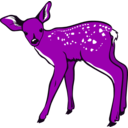 download Fawn clipart image with 270 hue color