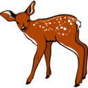 download Fawn clipart image with 0 hue color