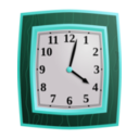 download Clock clipart image with 135 hue color