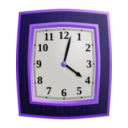 download Clock clipart image with 225 hue color