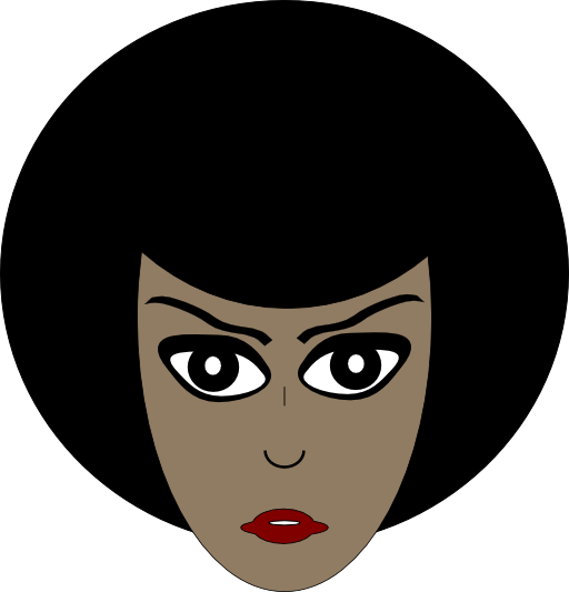 Cartoon African American Woman