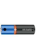 download Aa Battery clipart image with 180 hue color