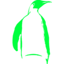 download Tux Seewhatleft clipart image with 135 hue color