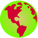 download Earth clipart image with 225 hue color
