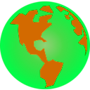 download Earth clipart image with 270 hue color