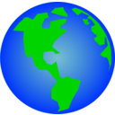 download Earth clipart image with 0 hue color