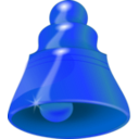 download Bell clipart image with 180 hue color