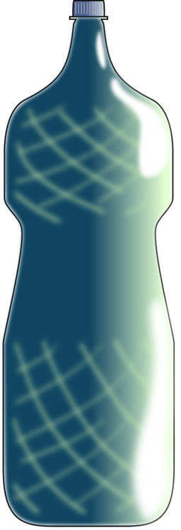 Blue Water Bottle