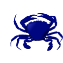 download Blue Crab clipart image with 45 hue color