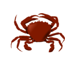 download Blue Crab clipart image with 180 hue color