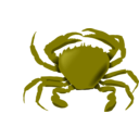 download Blue Crab clipart image with 225 hue color