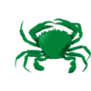 download Blue Crab clipart image with 315 hue color