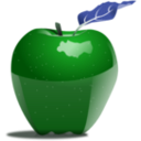 download Apple clipart image with 135 hue color