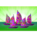 download Sails clipart image with 270 hue color