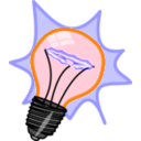 download Light Bulb clipart image with 180 hue color