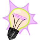 download Light Bulb clipart image with 225 hue color