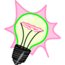 download Light Bulb clipart image with 270 hue color