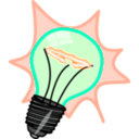 download Light Bulb clipart image with 315 hue color