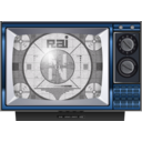 download Television clipart image with 180 hue color