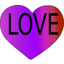 download Love Icon clipart image with 225 hue color