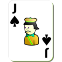download White Deck Jack Of Spades clipart image with 45 hue color
